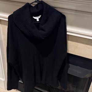 Cozy Black Cowl Neck Sweater size 16/18. Worn several times. Listing9751